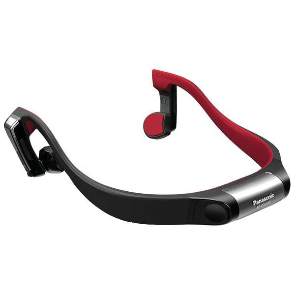 Panasonic Rp-btgs10-k Bluetooth(r) Wireless Bone Conduction Headphones (red)