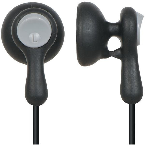 Panasonic Rp-hv41-k Eardrops Comfort-fit Earbuds (black-gray)