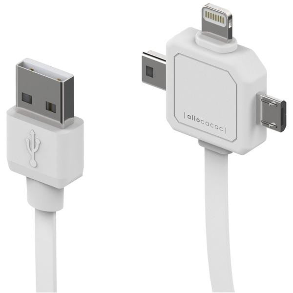 ALLOCACOC 9002-US80CN 3-in-1 USB Cable, 30