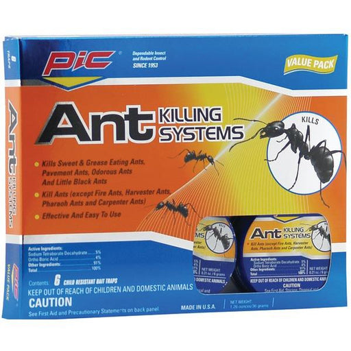 PIC ANT-M6 Indoor-Outdoor Metal Ant Traps, 6 pk