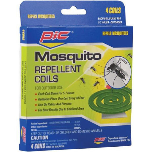 Pic C412 Mosquito Repellent Coils, 4 Pk