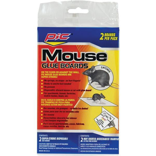 Pic Gmt2f Glue Mouse Boards, 2 Pk