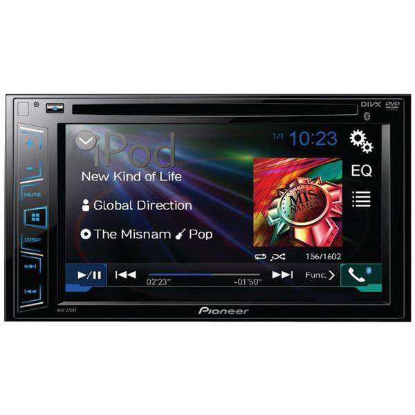 Pioneer Avh-270bt 6.2" Double-din Dvd Receiver With Bluetooth(r)