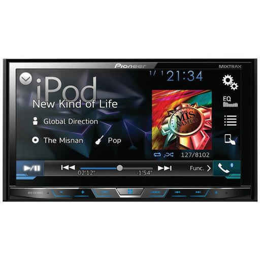 Pioneer Avh-x4700bs 7" Double-din Dvd Receiver With Motorized Display, Bluetooth(r), Siri(r) Eyes