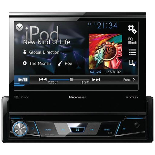 Pioneer Avh-x6700dvd 7" Single-din Dvd Receiver With Flip-out Display, Android(tm) Music Support &