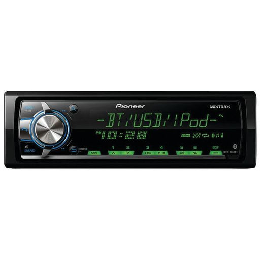 Pioneer Mvh-x560bt Single-din In-dash Digital Media Receiver With Usb Ipod(r), 3 Rca Preouts, Rgb,