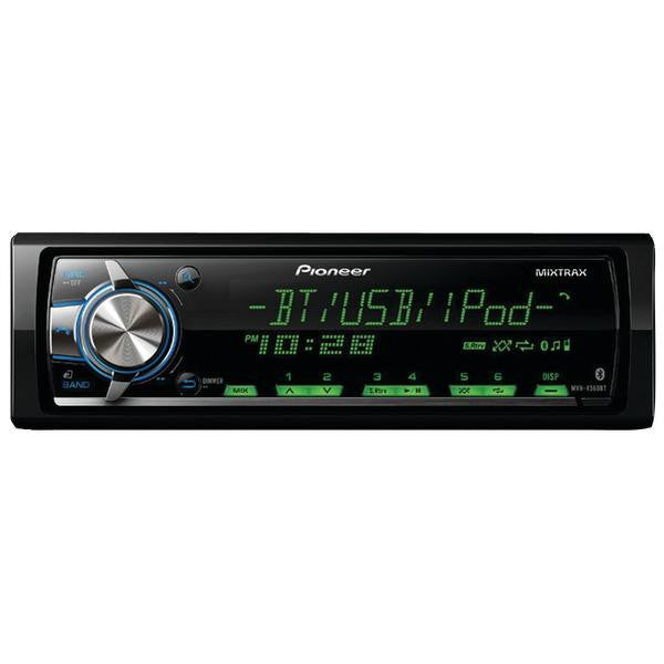 Pioneer Mvh-x560bt Single-din In-dash Digital Media Receiver With Usb Ipod(r), 3 Rca Preouts, Rgb,