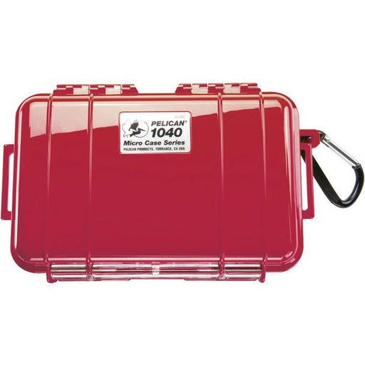 Pelican 1040025170 1040 Micro Case (red-clear)