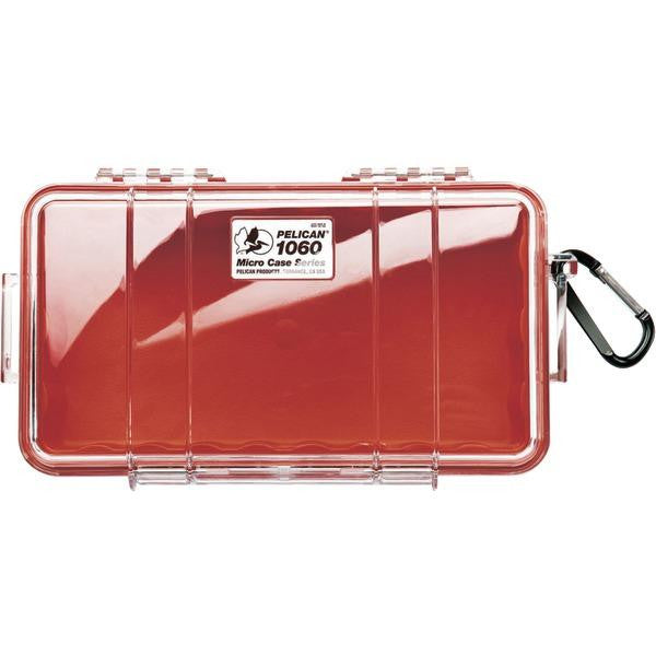 Pelican 1060-028-100 1060 Micro Case (red-clear)