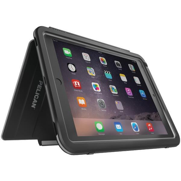 PELICAN C11080-P60A-BLK iPad Air(R) 2 Hard Case with 180? Easel Cover (Black)