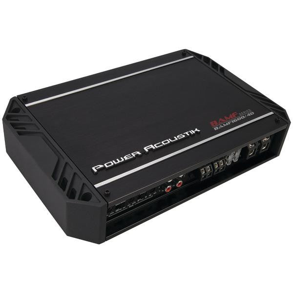 Power Acoustik Bamf1600-4d Bamf Series Class D Amp (1,600w Max, 4 Channel)