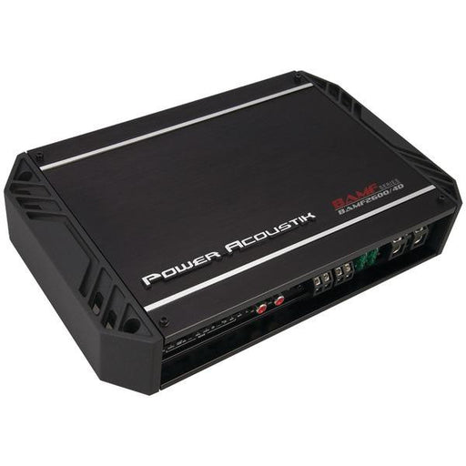 Power Acoustik Bamf2600-4d Bamf Series Class D Amp (2,600w Max, 4 Channel)