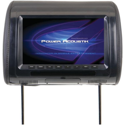 Power Acoustik H-91cc Universal Headrest Monitor With Ir Transmitter (9")