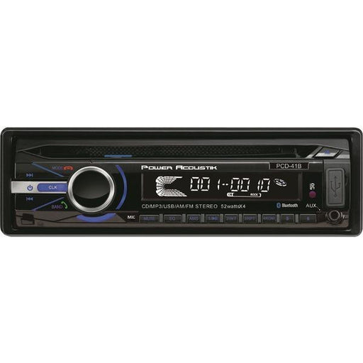 Power Acoustik Pcd_41b Single_din In-dash Cd Receiver With Detachable Face & 32gb Usb Playback (wi