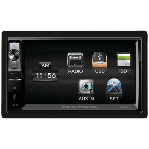 Power Acoustik Pdr-654 6.5" Double-din In-dash Multimedia Receiver