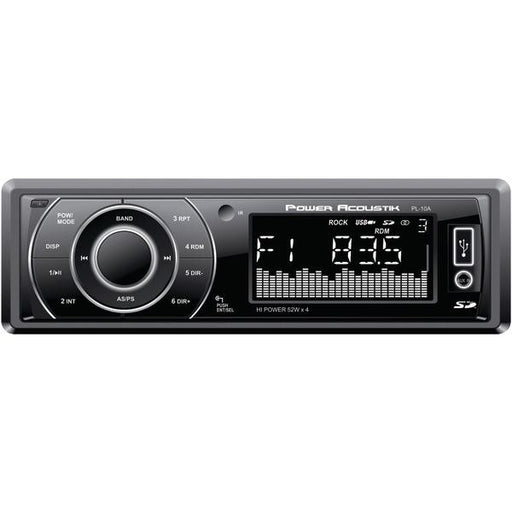 Power Acoustik Pl-10a Single-din In-dash Mechless Receiver With Detachable Face