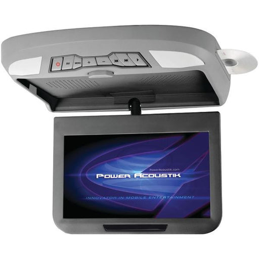 Power Acoustik Pmd-102x 10.2" Ceiling-mount Swivel Monitor With Dvd Player, Ir & Fm Transmitters &