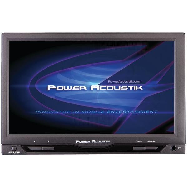 Power Acoustik Pt-712ira 7" Cut-in Widescreen Headrest Monitor With Ir Transmitter