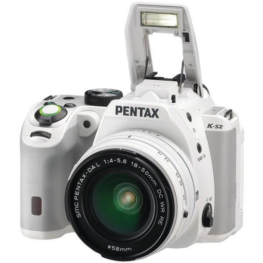 PENTAX 12073 20.0 Megapixel K-S2 18-50WR Digital SLR Camera (White)