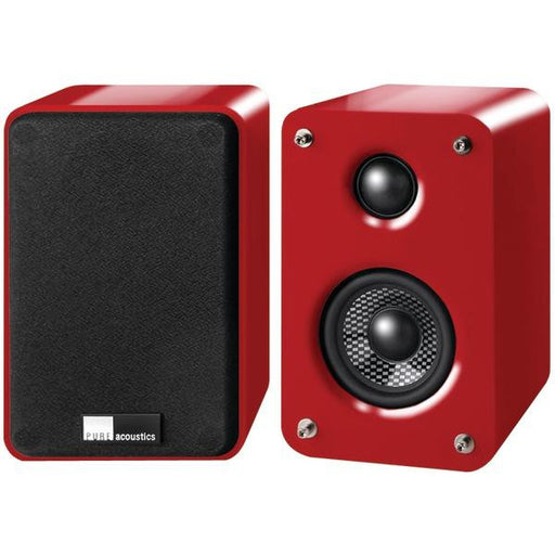 Pure Acoustics Dreambox Red 3", 2-way Dream Box Speakers (red)