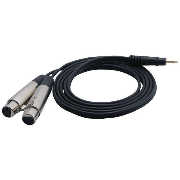 Pyle Pro Pcbl38ft6 12-gauge 3.5mm Male To Dual Xlr Female Cable, 6ft