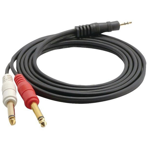 Pyle Pro Pcbl43ft6 12-gauge, 3.5mm Male Stereo To Dual 1-4'''' Male Mono Y-cable Adapter, 6ft