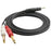 Pyle Pro Pcbl43ft6 12-gauge, 3.5mm Male Stereo To Dual 1-4'''' Male Mono Y-cable Adapter, 6ft