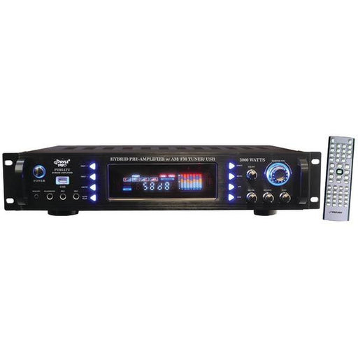 Pyle P3201atu 3000-watt Hybrid Home Stereo Receiver Amp With Am-fm Tuner & Usb