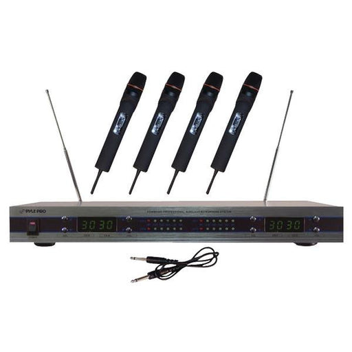 Pyle Pro Pdwm5500 4-microphone Vhf Wireless Microphone System