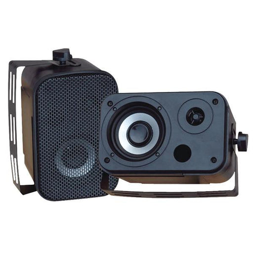 Pyle Pdwr30b 3.5'''' Indoor-outdoor Waterproof Speakers (black)