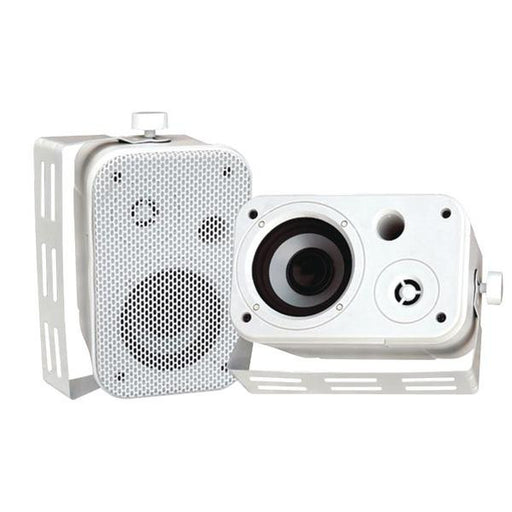 Pyle Pdwr30w 3.5" Indoor-outdoor Waterproof Speakers (white)