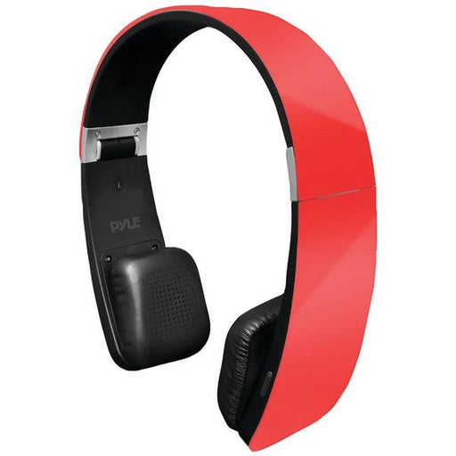 Pyle Phbt6r Sound 6 Bluetooth(r) 2-in-1 Stereo Headphones With Built-in Microphone (red)