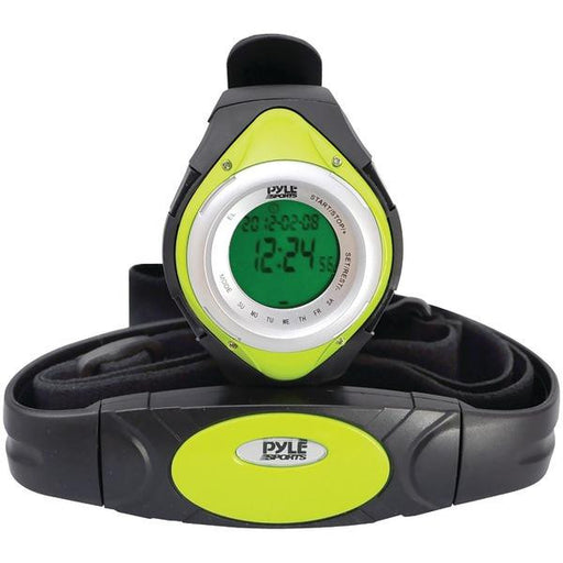 Pyle Phrm38gr Heart Rate Monitor Watch With Minimum, Average & Maximum Heart Rate (green)