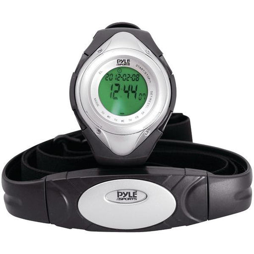 Pyle Phrm38sl Heart Rate Monitor Watch With Minimum, Average & Maximum Heart Rate (silver)