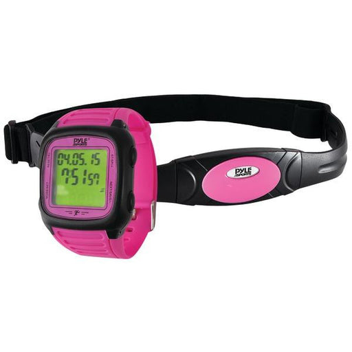 PYLE-SPORTS PHRM76PN Multifunction Activity Watch with Heart Rate Monitor (Pink)