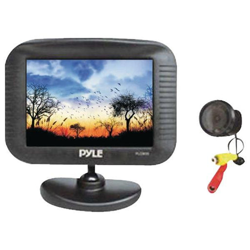 Pyle Plcm35 3.5" Tft Lcd Monitor-night Vision Backup Camera Kit