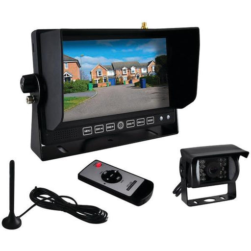 PYLE PLCMTR82WIR 7" Commercial-Grade Wireless Weatherproof Backup Camera & Monitor System