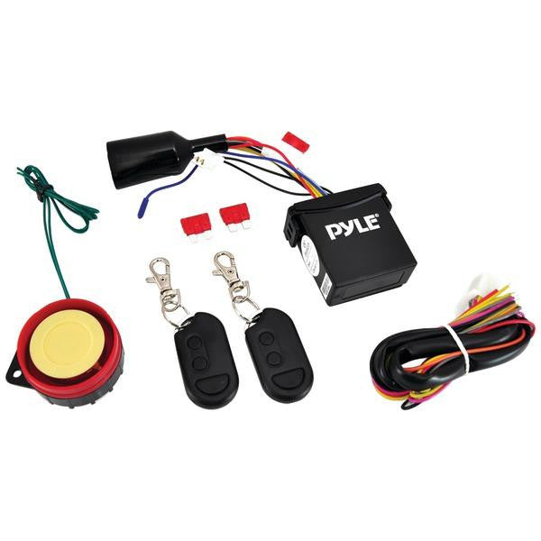 Pyle Plmcwd15 Watch Dog Motorcycle Vehicle Alarm Security System With 2 Ecu Control Transmitters,