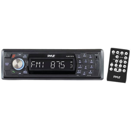 Pyle Plmr17btb Marine Single-din In-dash Mechless Receiver With Detachable Face & Bluetooth(r) (bl