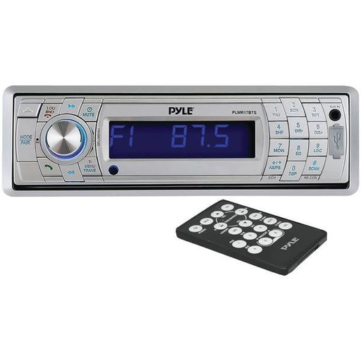 Pyle Plmr17bts Marine Single-din In-dash Mechless Receiver With Detachable Face & Bluetooth(r) (si