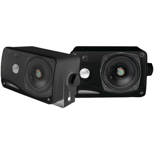 Pyle Plmr24b 3.5", 200-watt, 3-way Weatherproof Mini-box Speaker System (black)