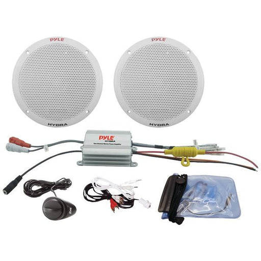 Pyle Plmrkt2a 6.5" 2-channel Waterproof Mp3-ipod(r) Amplified Marine Speaker System