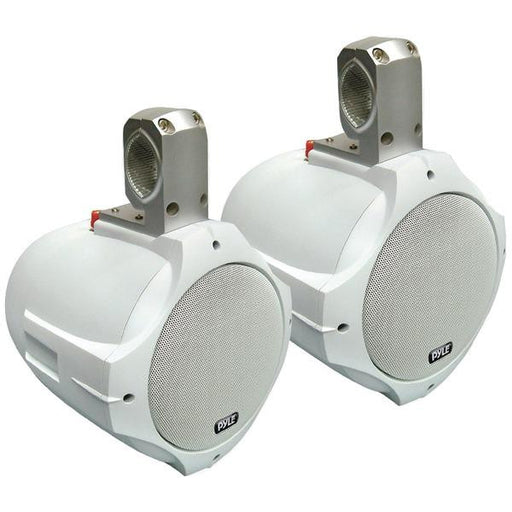 Pyle Plmrw65 2-way White Wakeboard Speakers (6.5", 200-watt)