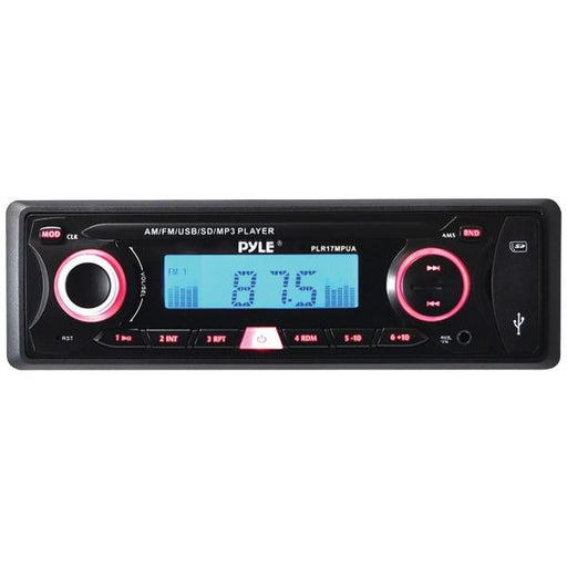 Pyle Plr17mpua Single-din In-dash Mechless Receiver With Am-fm-mpx Tuning