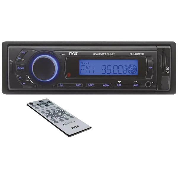 Pyle Plr27mpbu Single-din In-dash Mechless Receiver With Bluetooth(r)