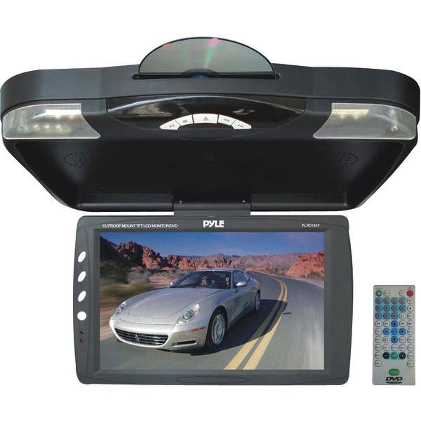 Pyle Plrd143f 14.1" Ceiling-mount Monitor With Dvd Player & Ir Transmitter