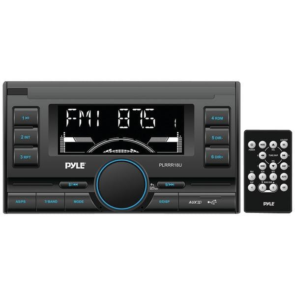 Pyle Plrrr18u Double-din In-dash Mechless Digital Receiver With Usb-sd(tm) Memory Card Readers, Am