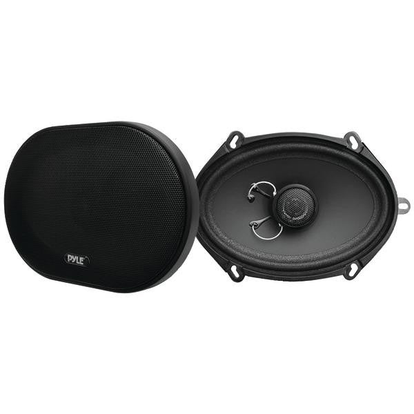 Pyle Plsl5702 Plus Series Slim-mount Coaxial Speakers (5" X 7"-6" X 8", 2 Way, 180 Watts)