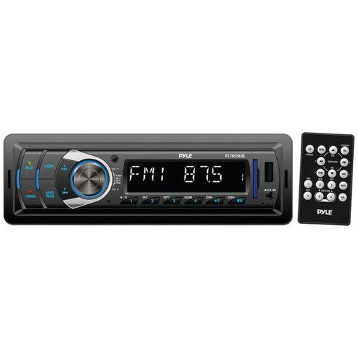 Pyle Pltr25ub Single-din In-dash Mechless Receiver With Bluetooth(r) & 12-24v Dc Dual-voltage Syst