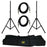 Pyle Pro Pmdk102 Heavy-duty Pro Audio Speaker Stand & 1-4'''' Cable Kit